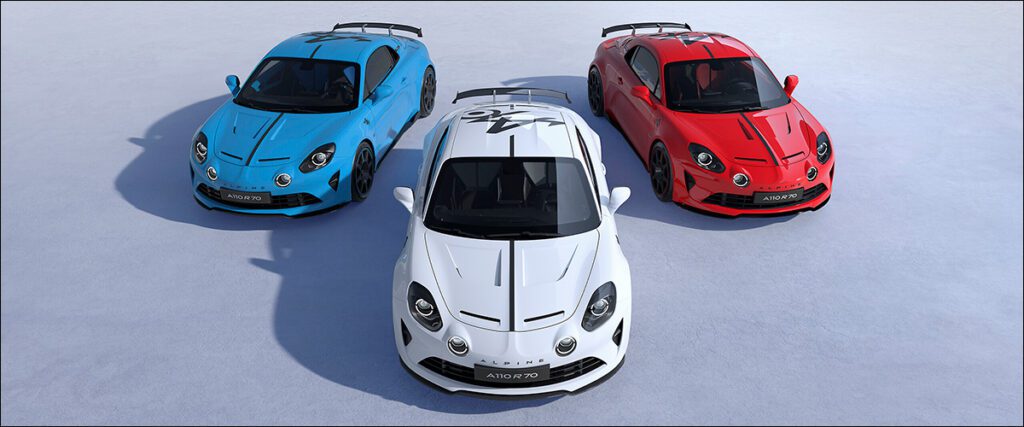 Alpine A110 R 70: de finale homage