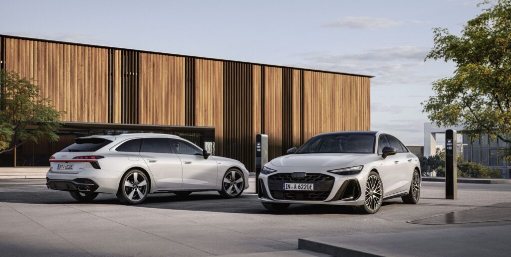 Audi breidt A6-gamma uit met geavanceerde plug-inhybrides en standaard vierwielbesturing