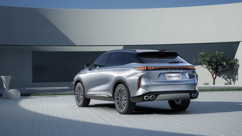 Omoda 9 SHS: zoveel kost de hybride SUV in België