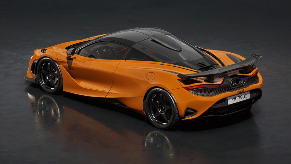 McLaren 750S Le Mans special edition 750 pk V8 hommage F1 1995 (2025)