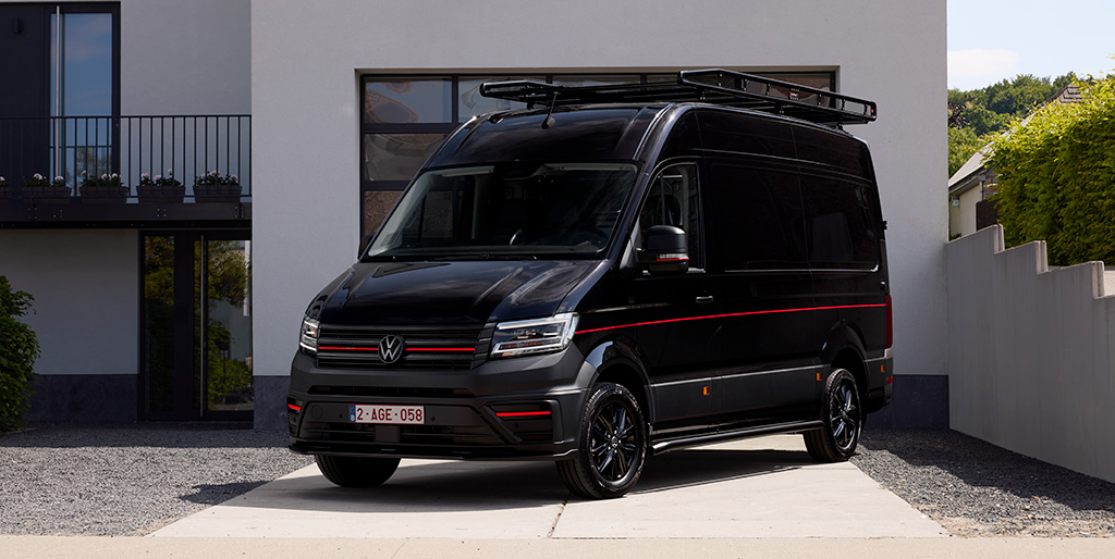 Volkswagen Crafter ShadowX viert een halve eeuw bestelwagenfeest!