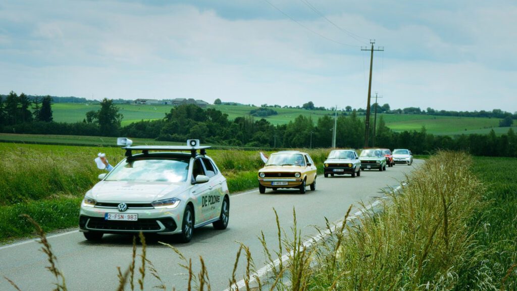 Volkswagen eert de jarige Polo met een feestelijke polonaise!