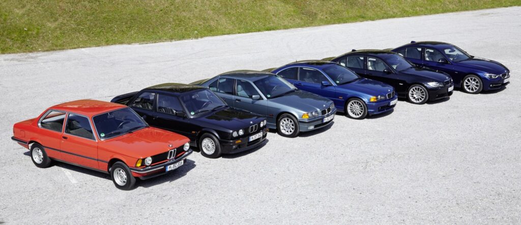 Retro tot nu: 50 jaar BMW 3-Reeks in zeven generaties