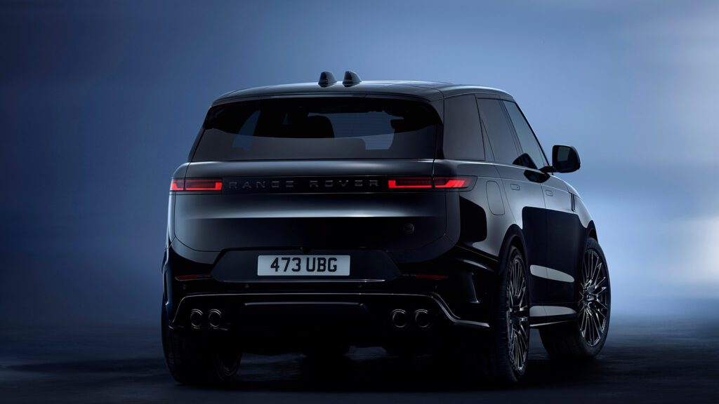 Range Rover Sport SV Black zwart SUV V8 635 pk (2025)