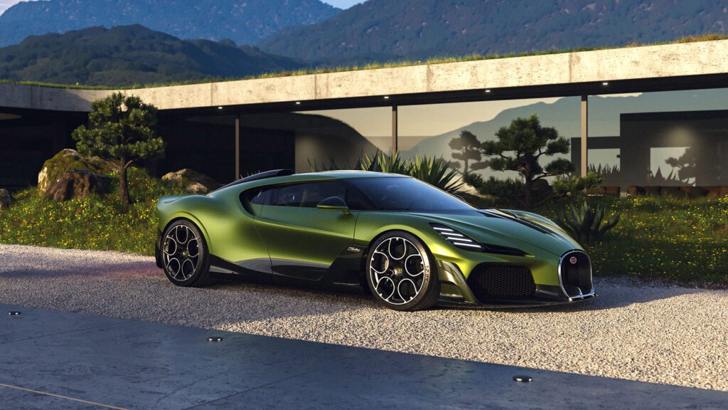 Bugatti Brouillard W16 hypercar 1.600 pk Solitaire (2025)