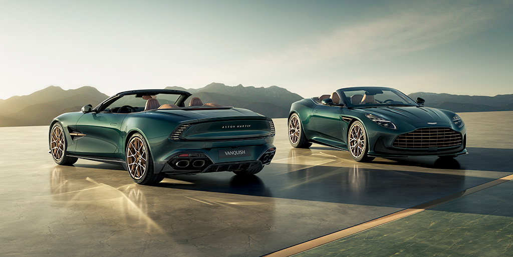 Na 60 jaar wapperende haren komt Aston Martin met exclusieve Volante Anniversary uitvoeringen 