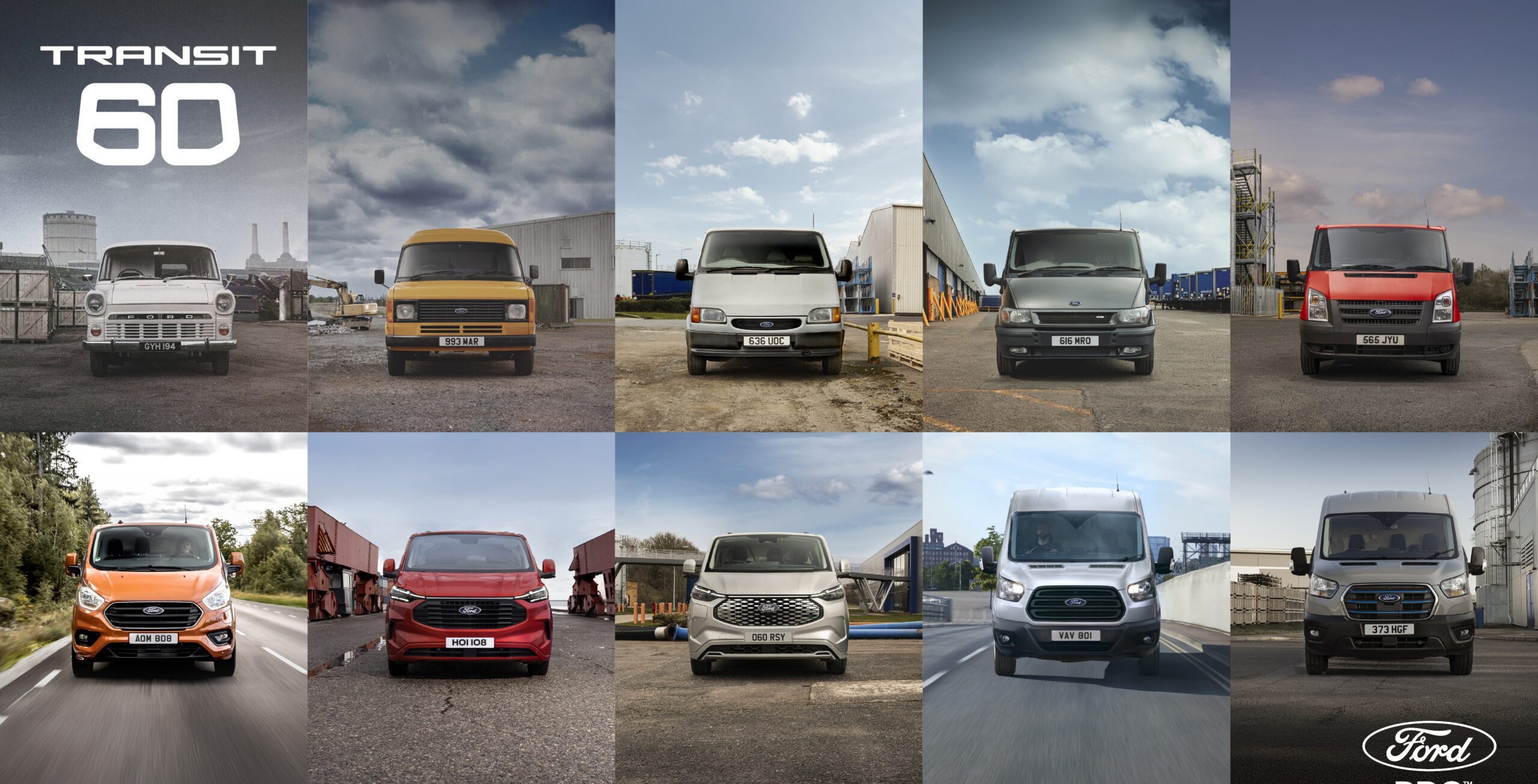 De Ford Transit blaast 60 kaarsjes uit maar is nog lang niet uitgezongen