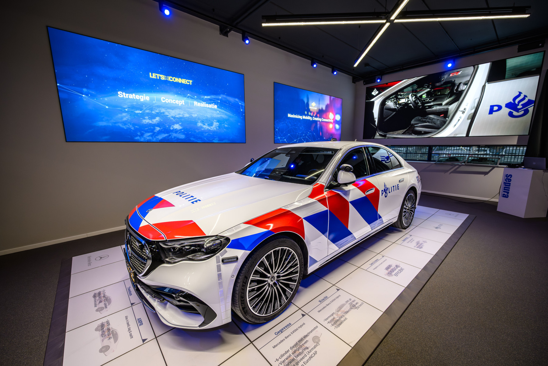 Nederlandse Politie gaat deze dikke Mercedes diesel rijden met 390 pk, vierwielaandrijving én AMG-line