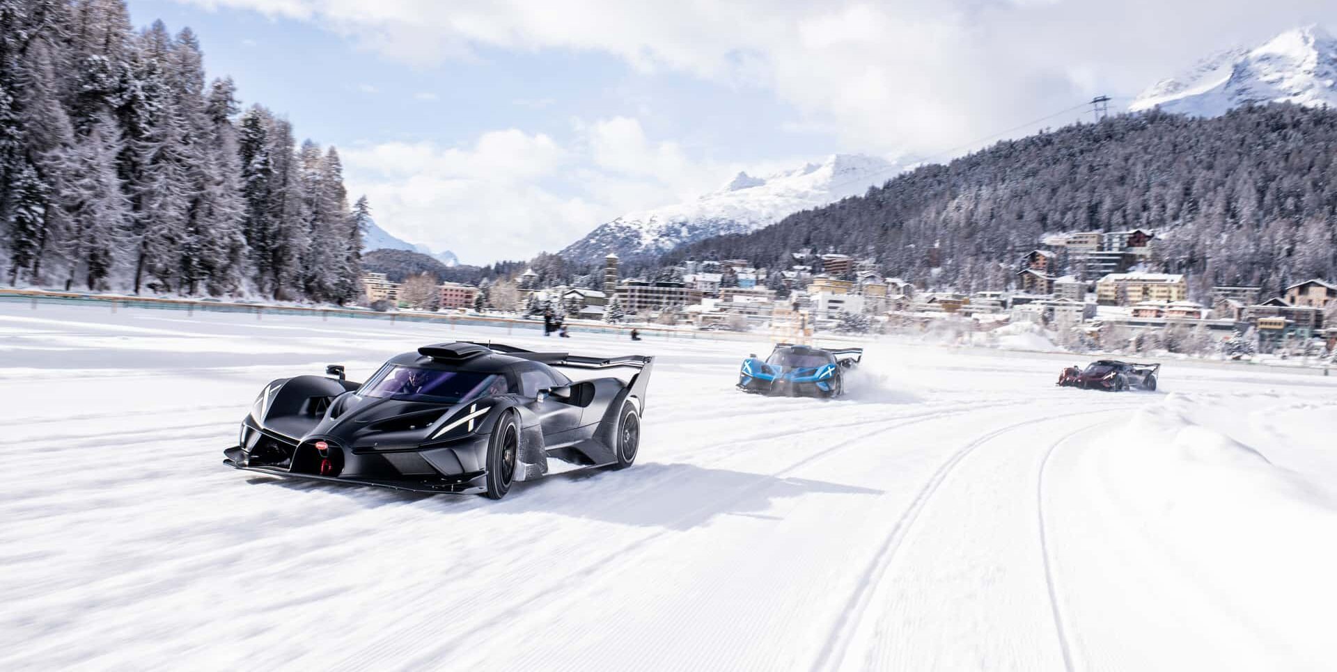 Wat als… Bugatti met hypercars gaat spelen op het ijs in St. Moritz?