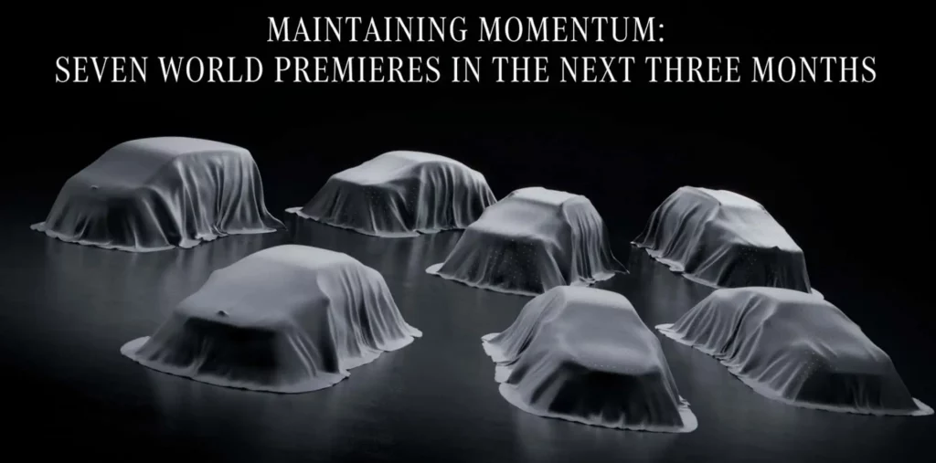 Mercedes: 7 nieuwe modellen op komst binnen 3 maanden, maar welke?