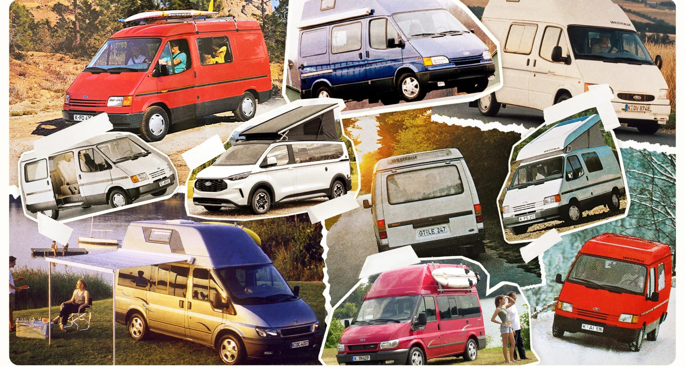 Ford Nugget viert 40 jaar reis- en kampeerplezier