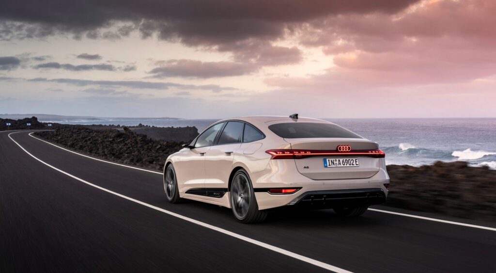 Test Audi A6 Sportback e-tron: helemaal bijgebeend bij het peloton