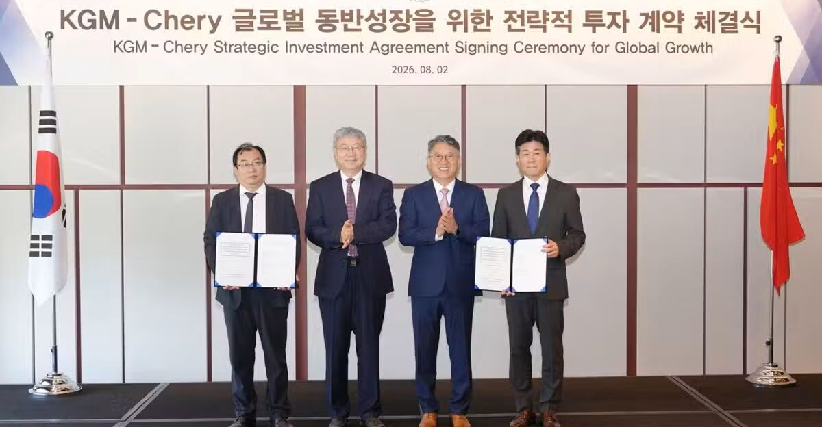 Chery investeert in Zuid-Koreaanse autobouwer KGM en lonkt ook al naar Amerikaanse markt
