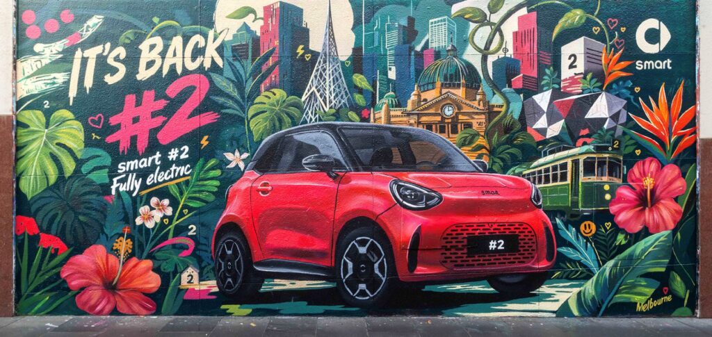 Nieuwe Smart #2 plakt in zes wereldsteden al op de muur