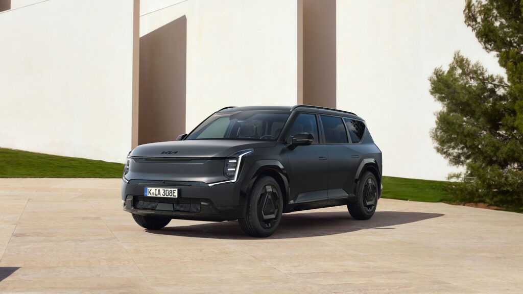 Kia EV9 Black Edition: meer koppel en zwarte accenten voor elektrische 7-zitter